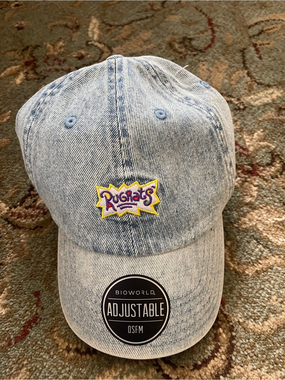 Nickelodeon Rugrats Light Blue Denim Cap